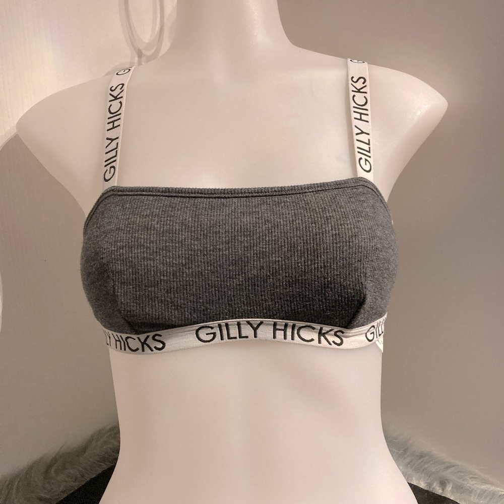 XS Gilly Hicks Gray Bralette